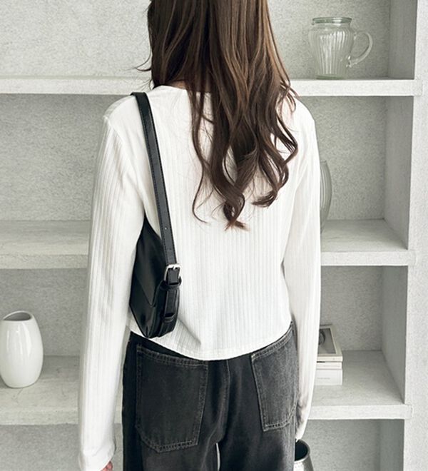 GeeRA（ジーラ）の「接触冷感リブショートカーデ（その他カーディガン）」｜詳細画像