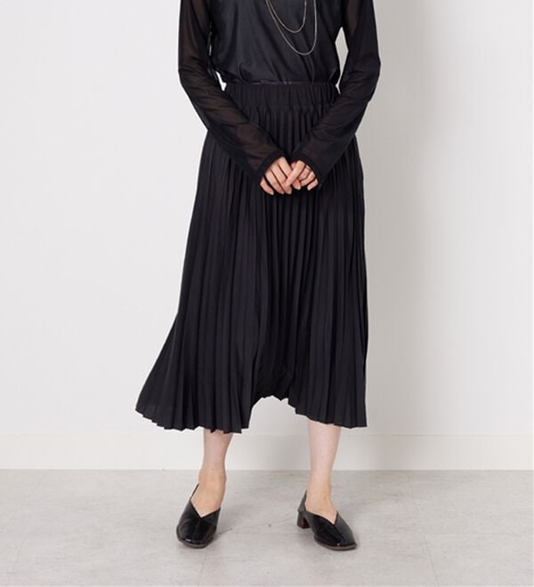 BELLUNA（ベルーナ）の「洗っても形が崩れにくい！プリーツスカート（ロングスカート）」｜詳細画像