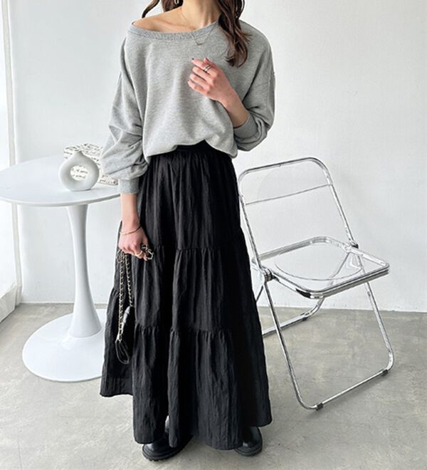 GeeRA（ジーラ）の「着回し自在！柔らか裏毛スウェット（カットソー）」｜詳細画像