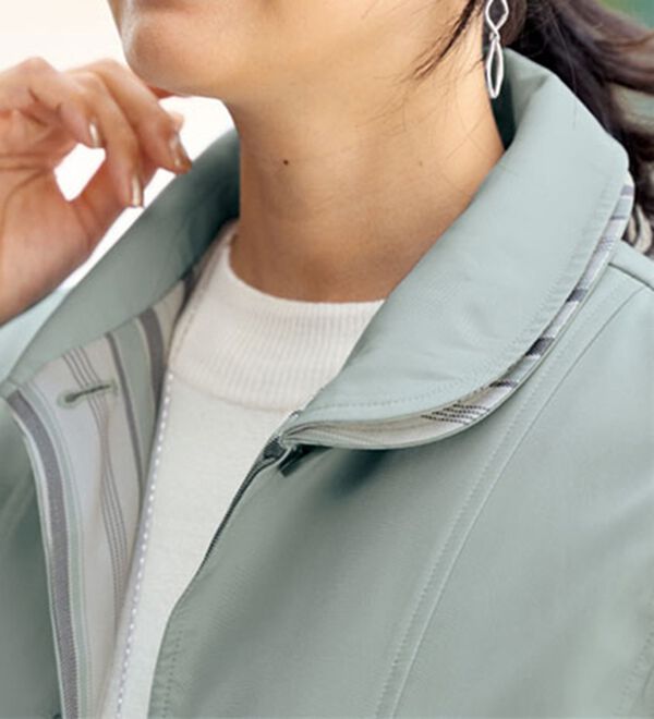 BELLUNA（ベルーナ）の「花粉対策！裏ストライプボンディングコート（ハーフコート）」｜詳細画像