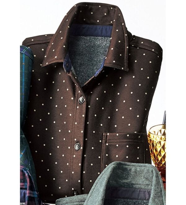 ルフラン（ルフラン）の「毎日着たい！ラクほっとブラウス（ブラウス）」｜ブラウンドット