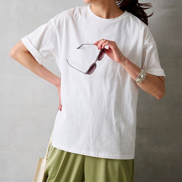 RANAN（ラナン）の「プリントロゴＴシャツ（カットソー）」｜詳細画像