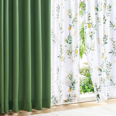 「簡単！素敵にコーディネートカーテンセット「プランタ」（ドレープカーテン）」