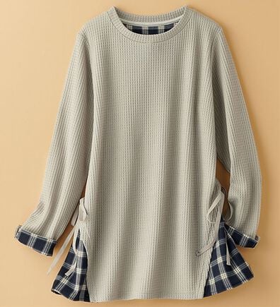 BELLUNA（ベルーナ）の「異素材重ね着風チュニック（チュニック）」