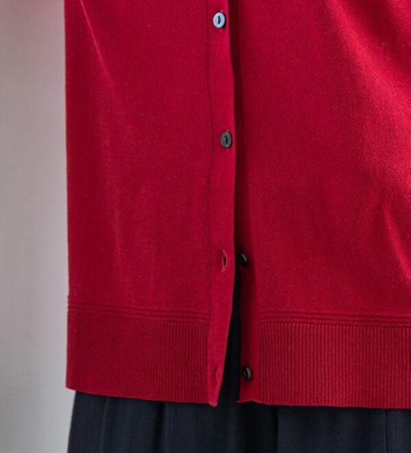 BELLUNA（ベルーナ）の「ヒンヤリ冷感！洗える５分袖カーディガン（ニットカーディガン）」｜詳細画像