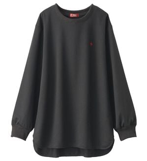 BELLUNA（ベルーナ）の「【ＰＯＬＯ　ＢＣＳ】ミニ裏毛素材デザイントップス（カットソー）」｜黒