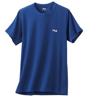 「＜フィラ＞爽快！エアメッシュインナーシャツ（メンズゴルフグッズ）」｜ブルー
