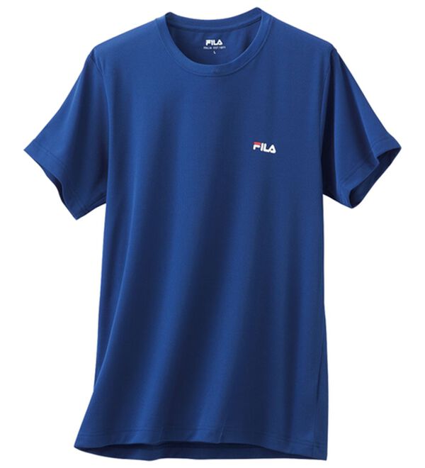 「＜フィラ＞爽快！エアメッシュインナーシャツ（メンズゴルフグッズ）」｜ブルー
