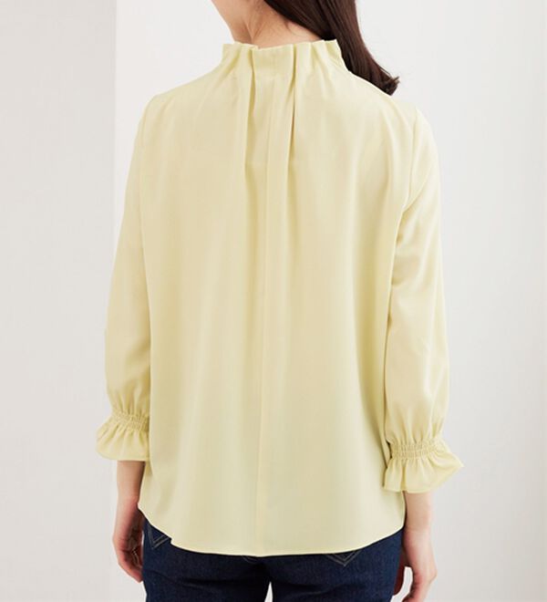 BELLUNA（ベルーナ）の「着脱楽々！タックデザインブラウス（ブラウス）」｜詳細画像