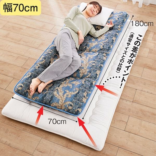 「少し小さいが便利！軽量ボリューム敷布団（敷布団）」｜詳細画像