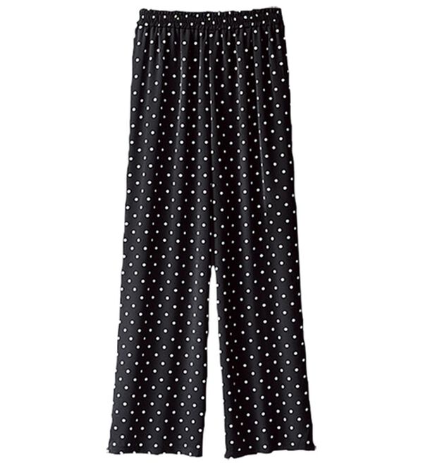 BELLUNA（ベルーナ）の「ヒンヤリ冷感！プリントワイドパンツ（ワイドパンツ・ガウチョ）」｜詳細画像