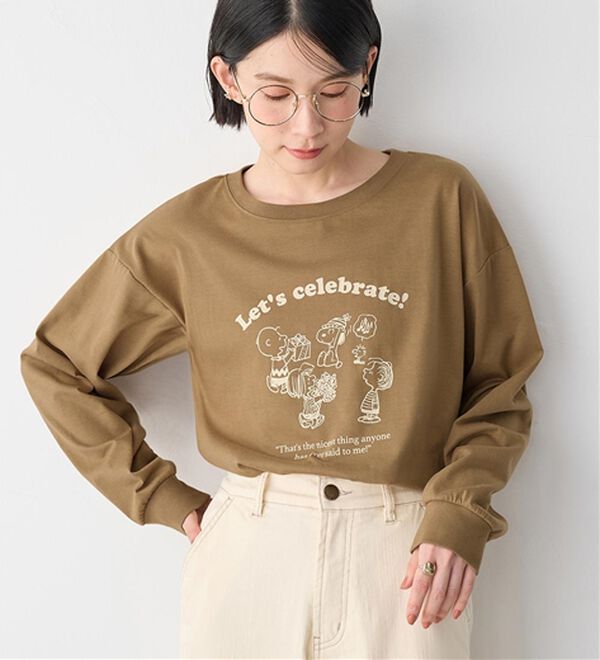 Viola e Viola（ヴィオラ エ ヴィオラ）の「【スペシャルコラボ】スヌーピーCelebrateTシャツ（Tシャツ）」｜詳細画像