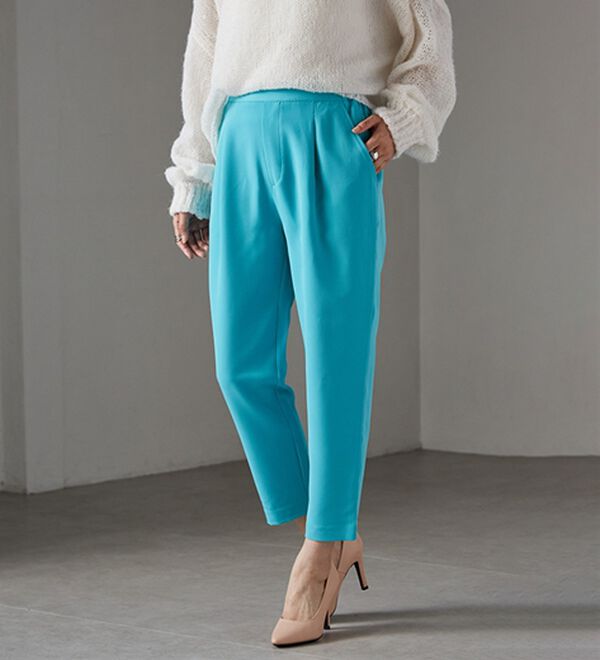 RANAN（ラナン）の「美脚シルエットクロップドパンツ（フルレングスパンツ）」｜詳細画像