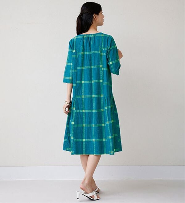 ルフラン（ルフラン）の「涼やか素材のゆったりワンピース（カットソーワンピース）」｜詳細画像