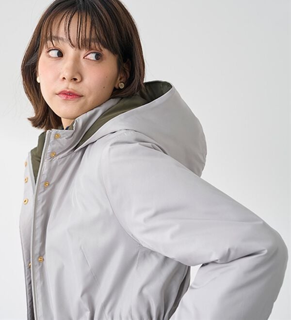 BELLUNA（ベルーナ）の「Ａｉｒｙ　＆Ｗａｒｍ　あったか軽量デザインコート（ロングコート）」｜詳細画像