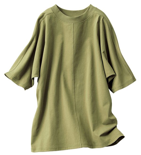 ルフラン（ルフラン）の「【４色組】機能付コットン天竺ドルマントップス（Tシャツ）」｜詳細画像