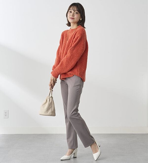 BELLUNA（ベルーナ）の「【裏起毛有無】ジャストフィットらくらくパンツ（フルレングスパンツ）」｜詳細画像