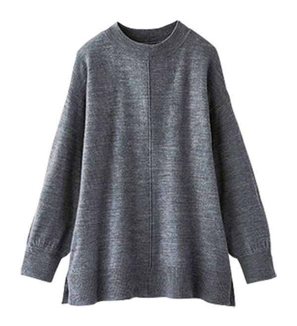 BELLUNA（ベルーナ）の「ふんわり袖カシミヤタッチプルオーバー（ニット・セーター）」｜詳細画像