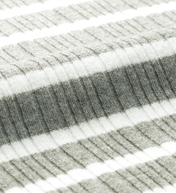 BELLUNA（ベルーナ）の「衿＆袖配色リブニットプルオーバー（ニット・セーター）」｜詳細画像