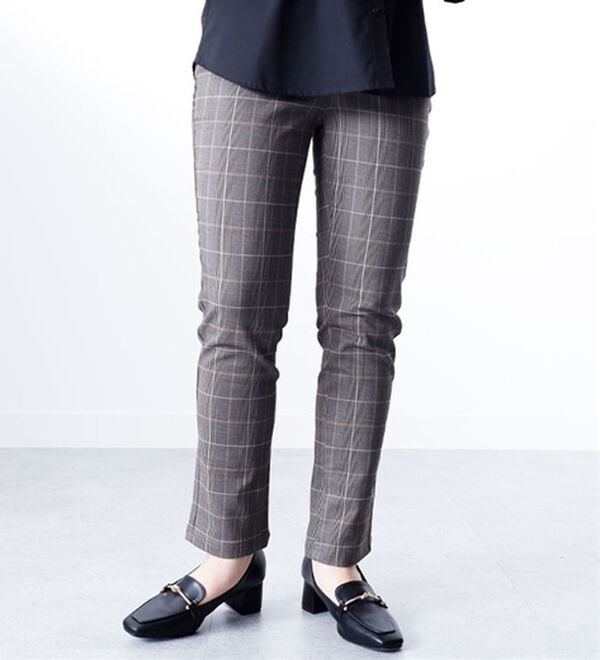 BELLUNA（ベルーナ）の「美脚ストレッチ裏起毛パンツ（フルレングスパンツ）」｜詳細画像