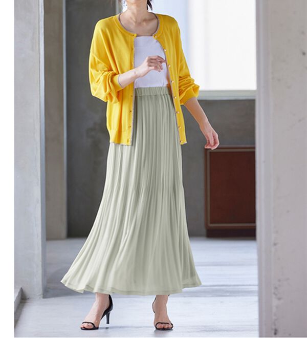 RANAN（ラナン）の「シフォンプリーツマキシスカート（ロングスカート）」｜詳細画像