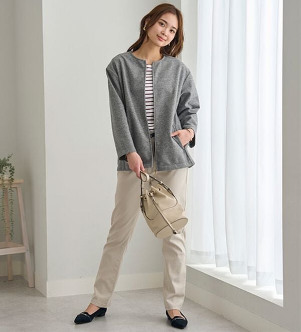 BELLUNA（ベルーナ）の「ウーリッシュ素材ゆったりジャケット（その他ジャケット）」｜詳細画像