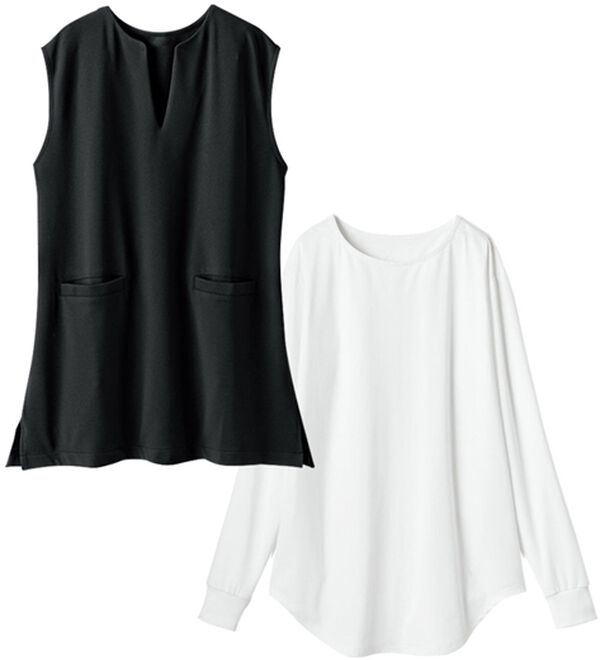 LAVIENNE（ラヴィエンヌ）の「【２点セット】ベストアンサンブル（アンサンブル）」｜詳細画像