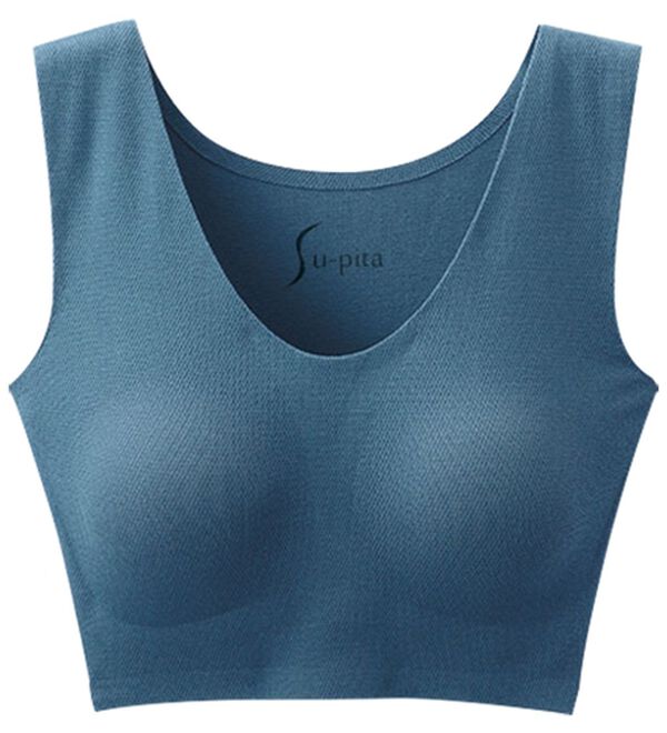 LAVIENNE（ラヴィエンヌ）の「【吸汗速乾】綿混メッシュの締め付けにくいＳｕ－ｐｉｔａ（スーピタ）ブラ・ショーツ（別売）（ブラジャー）」｜詳細画像