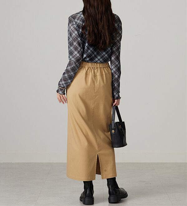 BELLUNA（ベルーナ）の「シアー素材ハイネックインナープルオーバー（カットソー）」｜詳細画像