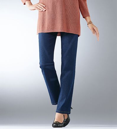 BELLUNA（ベルーナ）の「汗のニオイを気にしない！抗菌消臭デニムパンツ（フルレングスパンツ）」