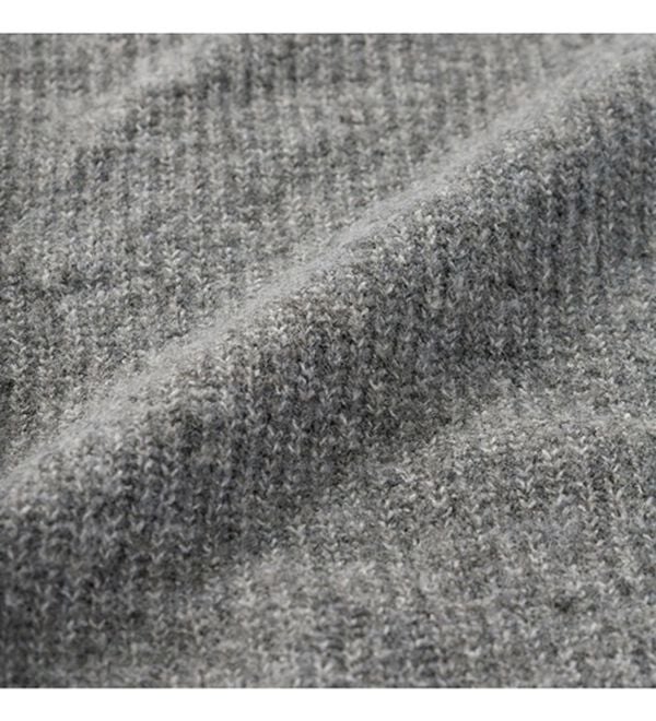 GeeRA（ジーラ）の「ボートネックミニ丈ニットワンピース（ニットワンピース）」｜詳細画像