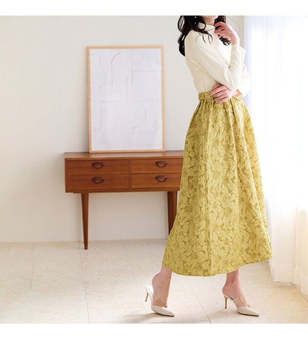 RANAN（ラナン）の「ジャカード素材ドッキングワンピース（ドッキングワンピース）」｜詳細画像