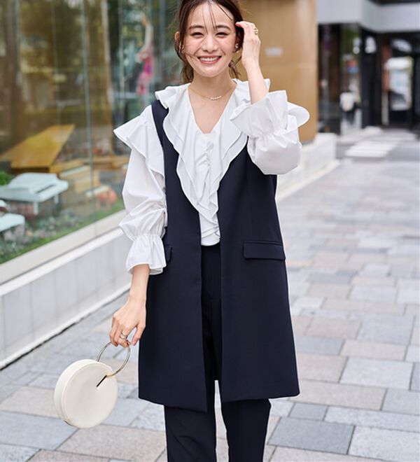 RANAN（ラナン）の「＜２点セット＞ロングジレセットアップ（その他スーツ）」｜詳細画像