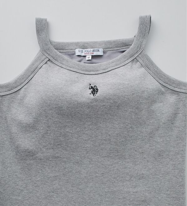 RANAN（ラナン）の「＜U.S.POLO ASSN.＞カップ付アメスリリブワンピース（カットソーワンピース）」｜詳細画像