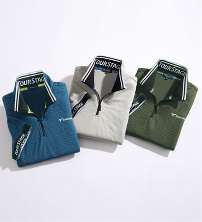 「【３色組】＜ツアーステージ＞シャドーボーダーポロシャツ（メンズポロシャツ）」