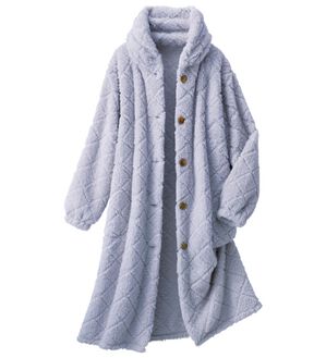LAVIENNE（ラヴィエンヌ）の「もこもこダイヤフリースガウン（パジャマ・ルームウェア）」｜ラベンダー