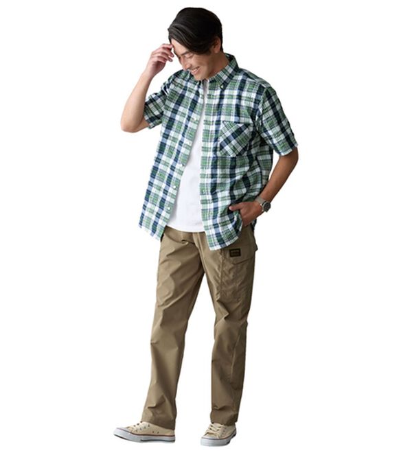 「＜アウトドアプロダクツ＞さらっと快適サッカーシャツ（メンズシャツ）」｜詳細画像