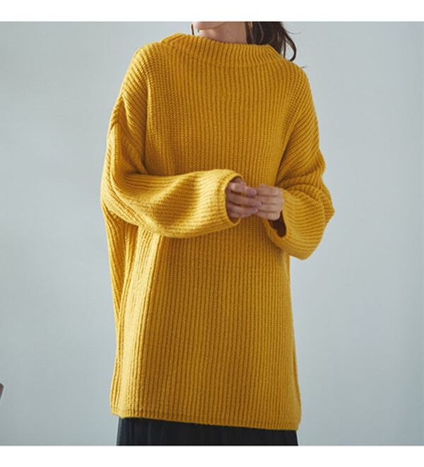 RANAN（ラナン）の「ふんわり！あぜ編ニットチュニック（チュニック）」｜詳細画像