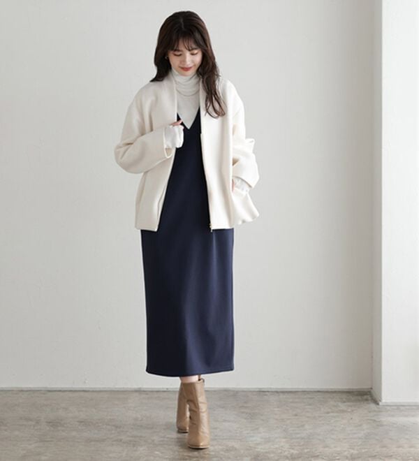 Pierrot（ピエロ）の「ペアスキンベロアジャンパースカート（ジャンパースカート）」｜詳細画像