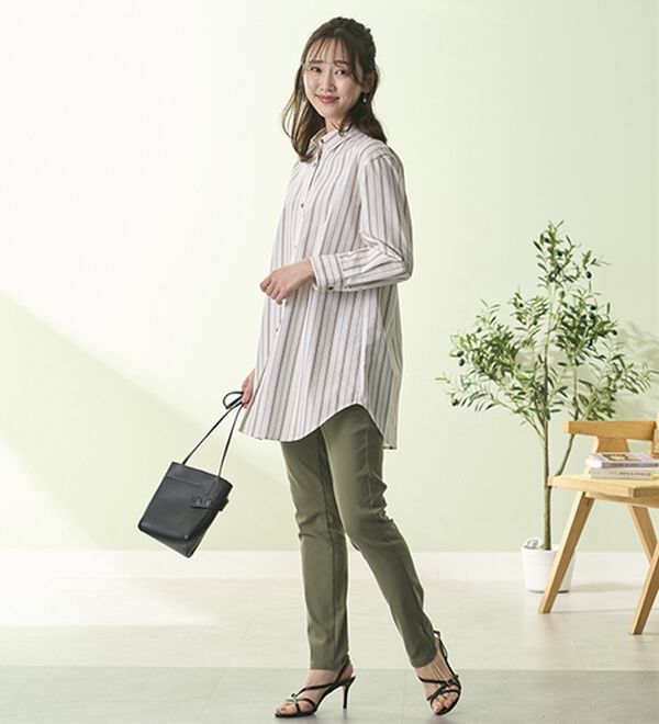 BELLUNA（ベルーナ）の「ゆるフィットスキニーパンツ（フルレングスパンツ）」｜詳細画像