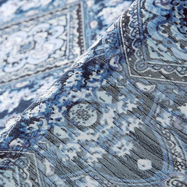 BELLUNA（ベルーナ）の「楊柳素材プリントオーバーブラウス（チュニック）」｜詳細画像