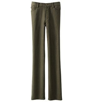 BELLUNA（ベルーナ）の「裏起毛ストレッチブーツカットパンツ（フルレングスパンツ）」｜モカグレー