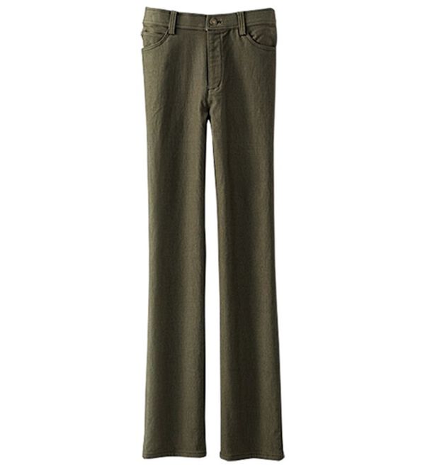 BELLUNA（ベルーナ）の「裏起毛ストレッチブーツカットパンツ（フルレングスパンツ）」｜モカグレー