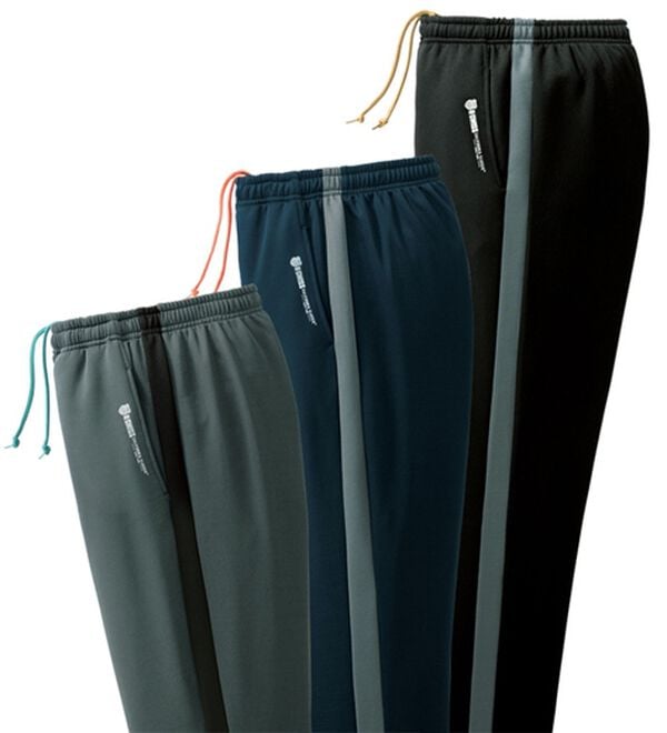 「【３本組】＜ケー・スイス＞裏起毛蓄熱保温ジャージパンツ（メンズルームウェア）」｜3本組