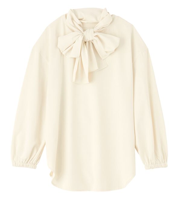 RANAN（ラナン）の「とろみボウタイブラウス（ブラウス）」｜詳細画像
