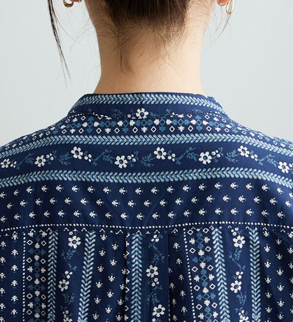 BELLUNA（ベルーナ）の「綿１００％ピンタックデザインブラウス（ブラウス）」｜詳細画像