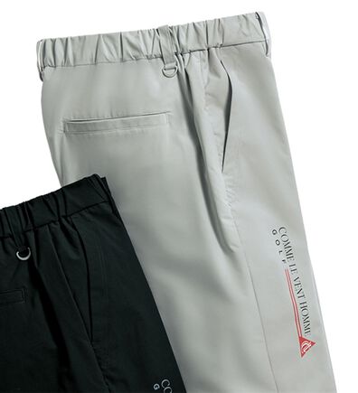 「＜コムルヴァン・オム・ゴルフ＞快適ストレッチ中わたパンツ（メンズフルレングスパンツ）」