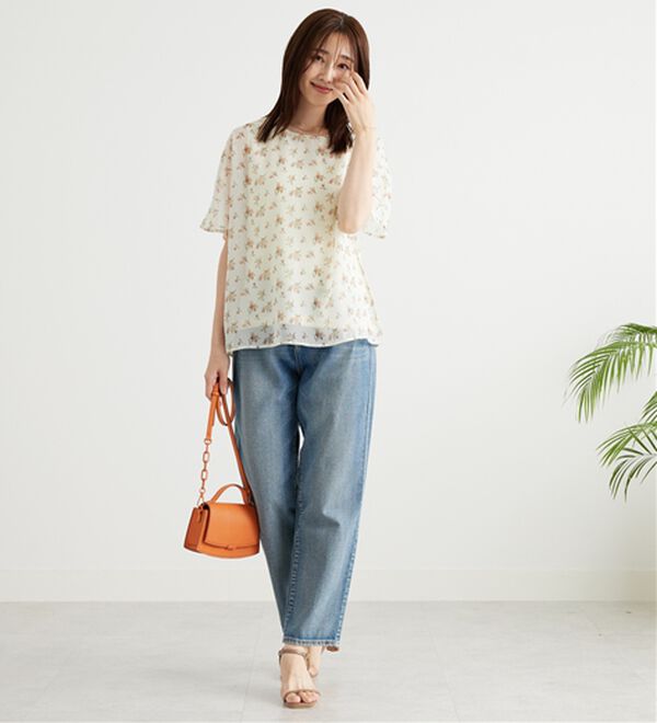 BELLUNA（ベルーナ）の「シフォン素材ドルマンデザインブラウス（ブラウス）」｜詳細画像