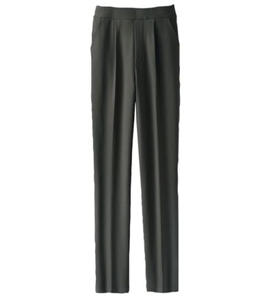 BELLUNA（ベルーナ）の「裏起毛ジョーゼット素材テーパードパンツ（テーパードパンツ）」
