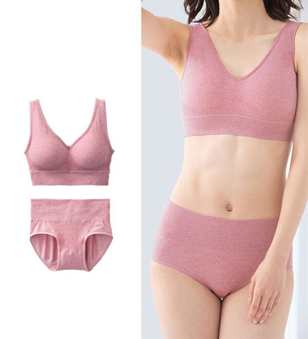 LAVIENNE（ラヴィエンヌ）の「美ラクるフィットブラ（ブラジャー）」｜杢テラコッタ